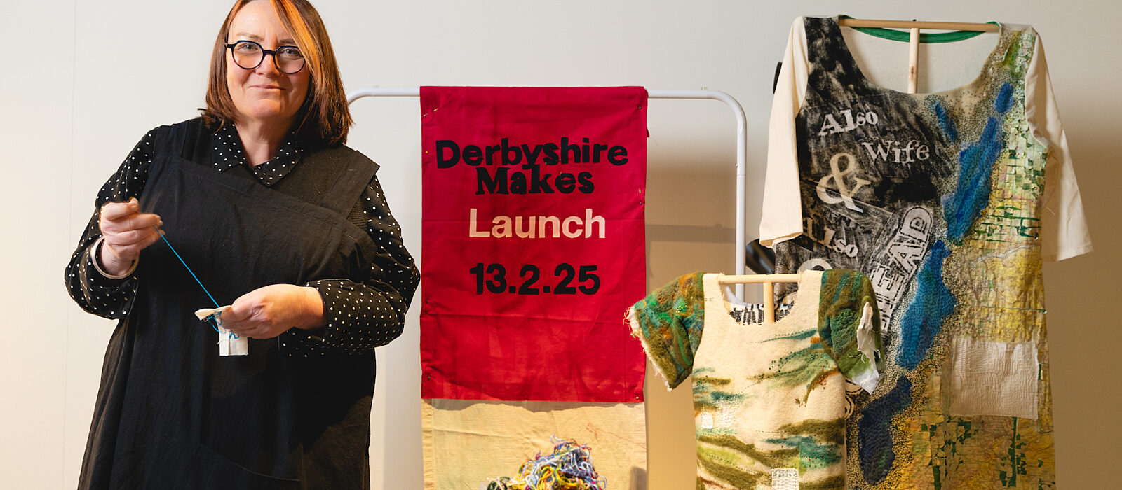 13 02 25 Derbyshire Makes Launch Event C W Sellors Sue Reddish Photo Richard Tymon