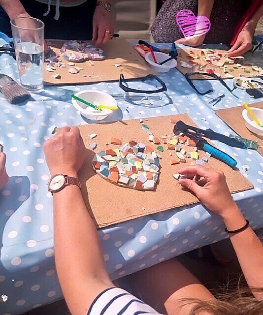 Art Wilding Trail. Mosaic, felting and tile workshops