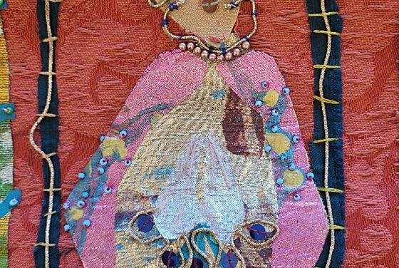 Stitches in Time Banner Exhibition